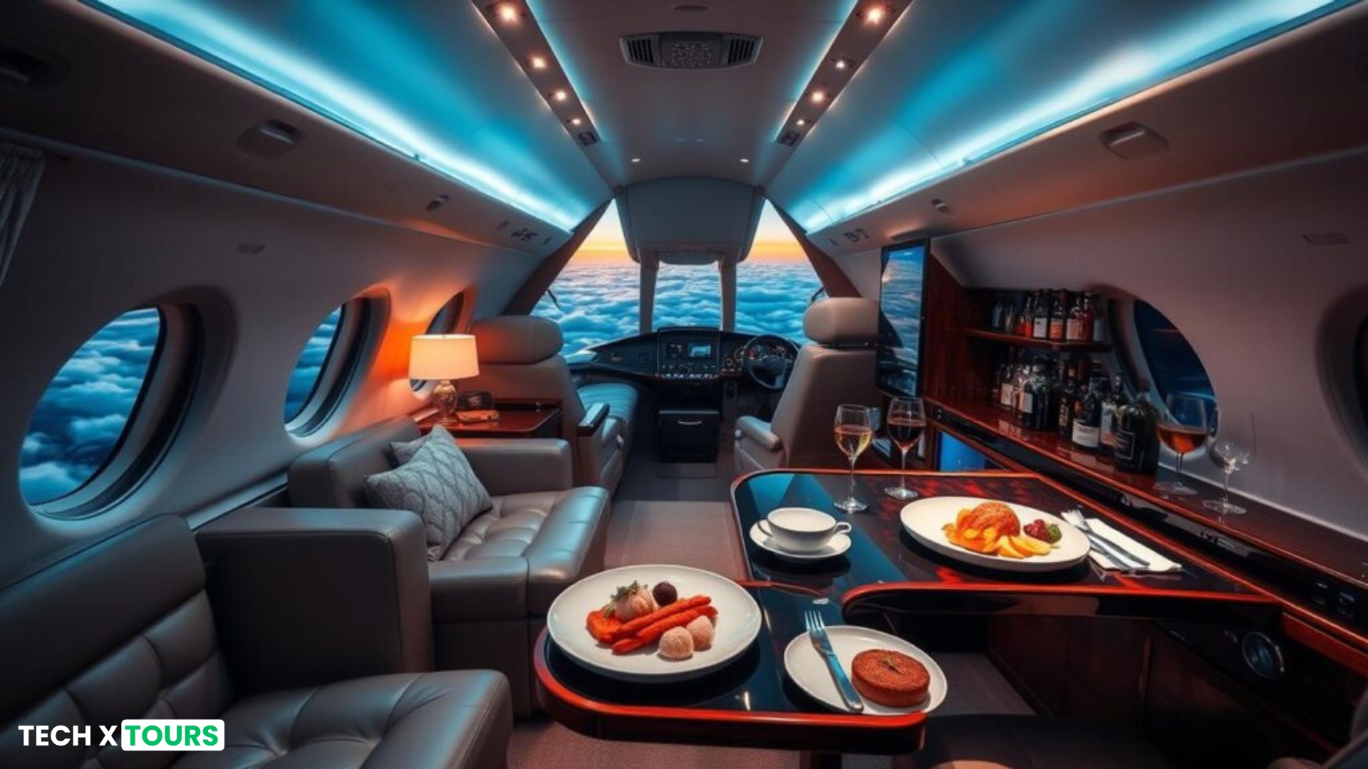 Luxury Air Travel Aesthetics